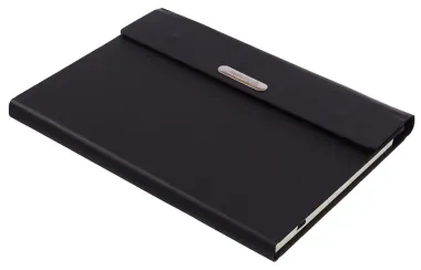 Книга для записей А5, 100 листов в клетку, на магните, синяя, Schiller