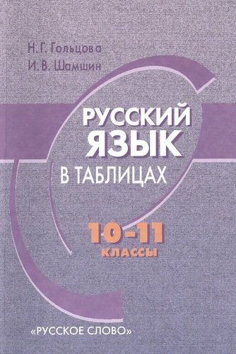 Русский язык в таблицах. 10-11 классы. 2-е издание. ФГОС
