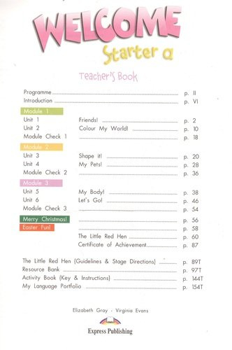 Welcome Starter a. Teachers Book. (with posters). Beginner. Книга для учителя
