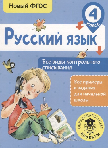 Русский язык. Все виды контрольного списывания. 4 класс