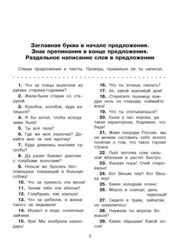 Русский язык. Все виды контрольного списывания. 2 класс