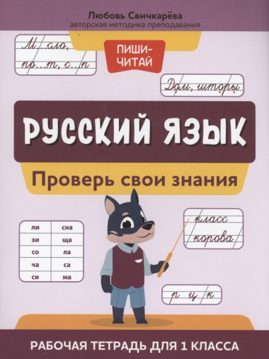 Русский язык: проверь свои знания: рабочая тетрадь для 1 класса