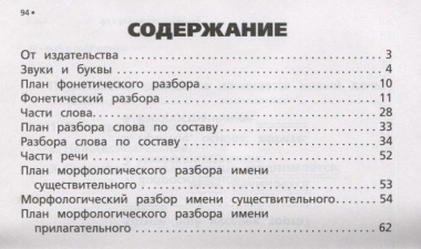Все виды разбора по русскому языку: фонетический, морфологический, по составу, разбор предложения