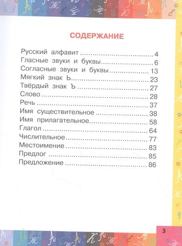 Все правила русского языка в схемах и таблицах для начальной школы