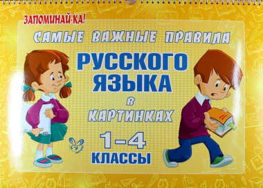 Самые важные правила русского языка в картинках 1-4 классы. Все трудности школьной программы