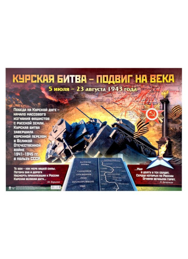 Плакат Курская битва