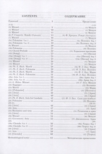 Notebook for Anna Magdalena Bach For piano / Нотная тетрадь Анны Магдалены Бах Для фортепиано Ноты (