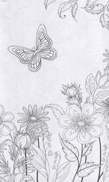 Зачарованный сад: мини-раскраска-антистресс для творчества и вдохновения