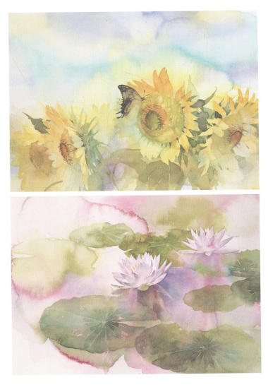 Акварельные цветы от Ай Накамуры. 5 простых шагов
