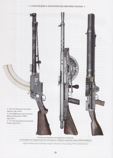 Самозарядные и автоматические винтовки Токарева