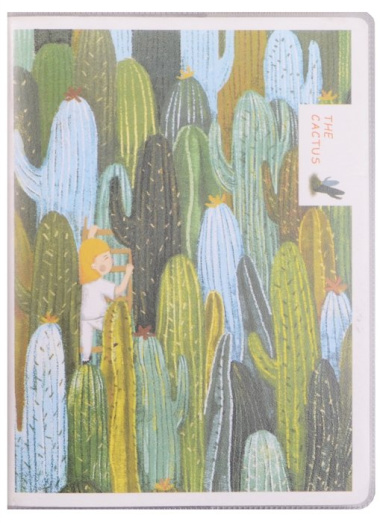 Записная книжка А6 68л лин. "The cactus"