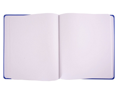 Книга для записей А4 72л тчк. "Синий" 7БЦ, софт.тач