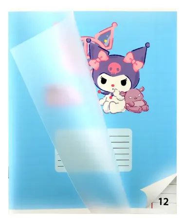 Тетрадь в линейку Hello Kitty + Kuromi, 12 листов, в ассортименте