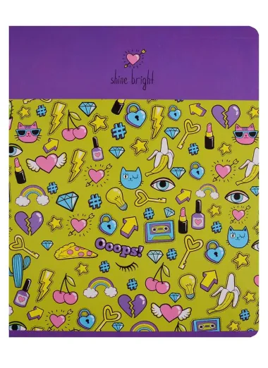 Тетрадь в клетку Be Smart, Stickers, 48 листов