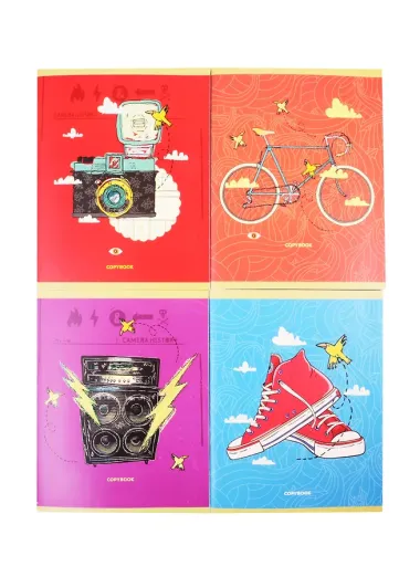 Тетрадь в клетку Listoff, Life Style, 96 листов, в ассортименте