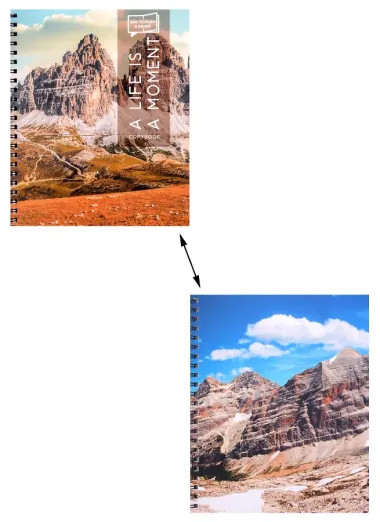 Тетрадь в клетку Listoff, 