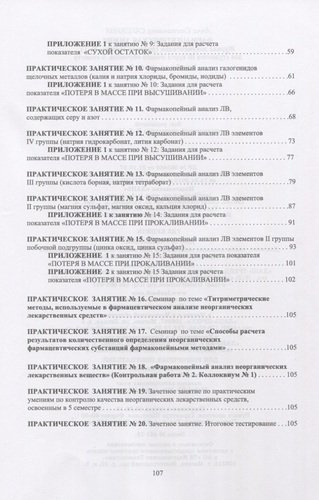 Фармацевтическая химия. Журнал документации (рабочая тетрадь № 1) для студентов III курса очного обучения. 5 семестр. Учебное пособие