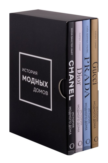 История модных Домов: Chanel, Dior, Gucci, Prada (комплект из 4 книг)