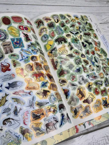 Мой первый атлас России с наклейками