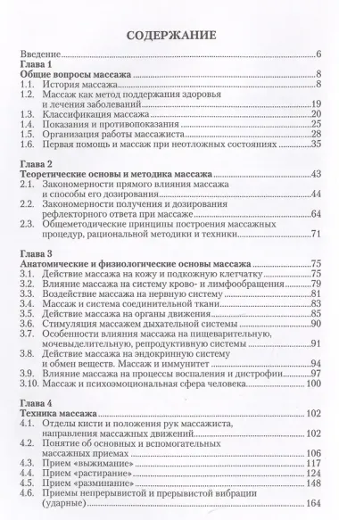 Классика массажа